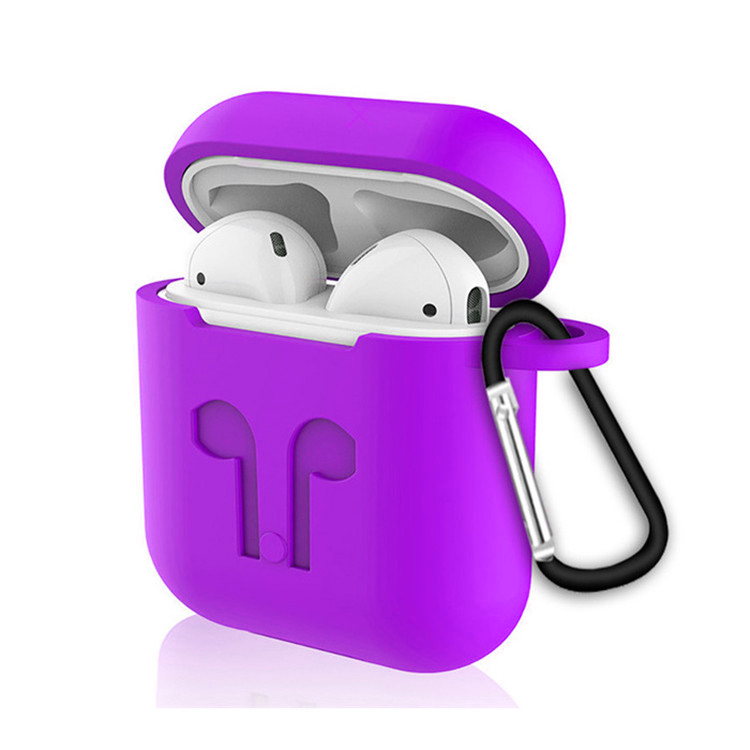 Silicone Airpods Case Purple