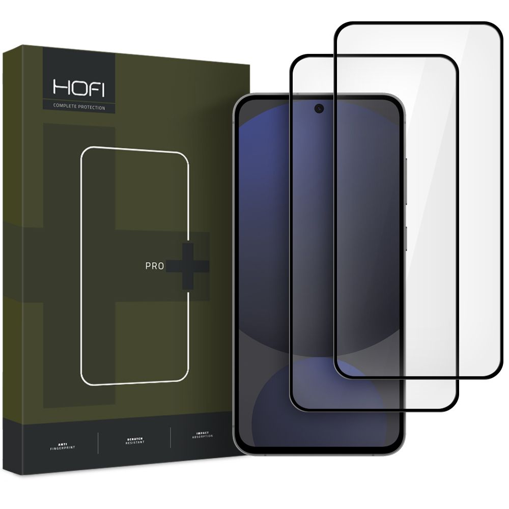 HOFI Glass Pro 2 Pack Tempered Glass για Galaxy S24 FE 5G - Μαύρο