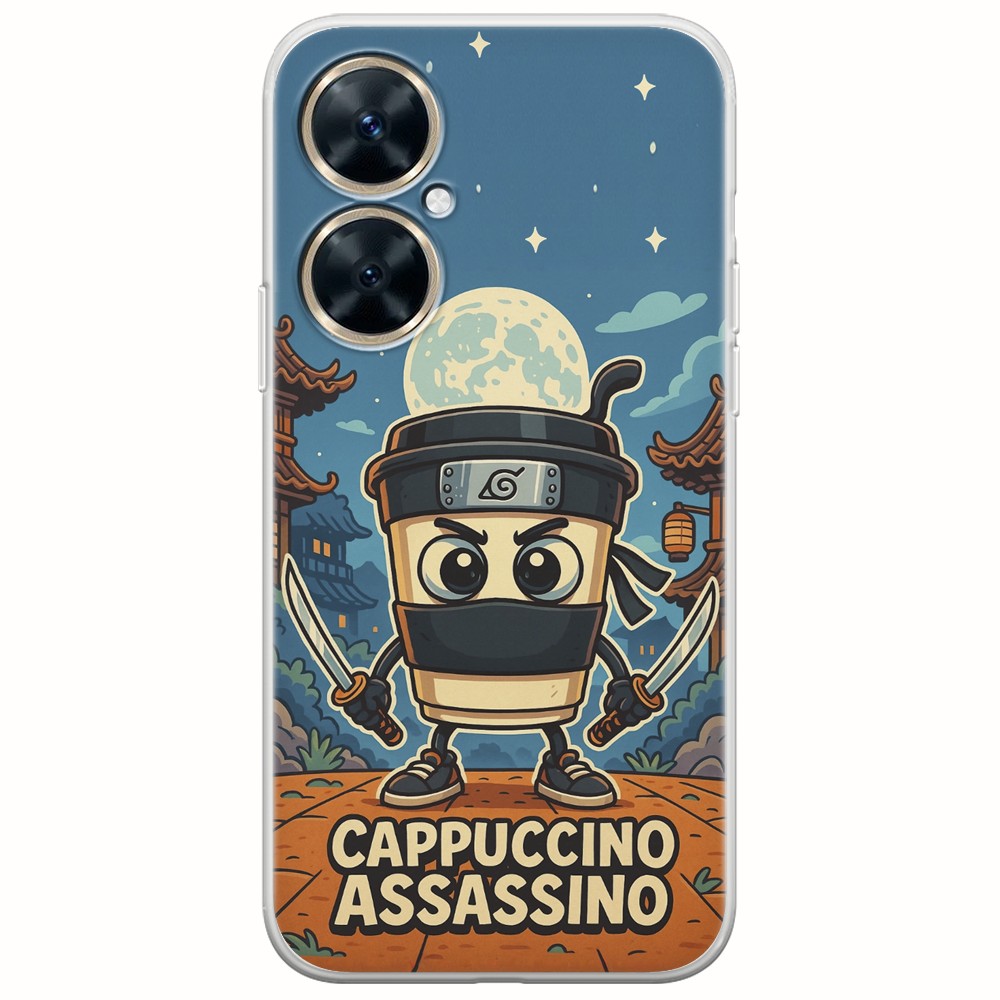 Brainrot - Cappuccino Assasino Huawei Nova 11i Flexible TPU (Διάφανη Σιλικόνη)