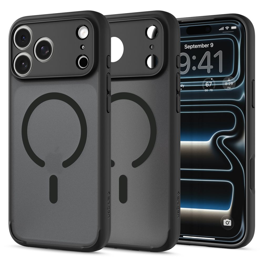 Θήκη Spigen Ultra Hybrid MagFit Frost Black για iPhone 17 Pro και iPhone 18 Pro