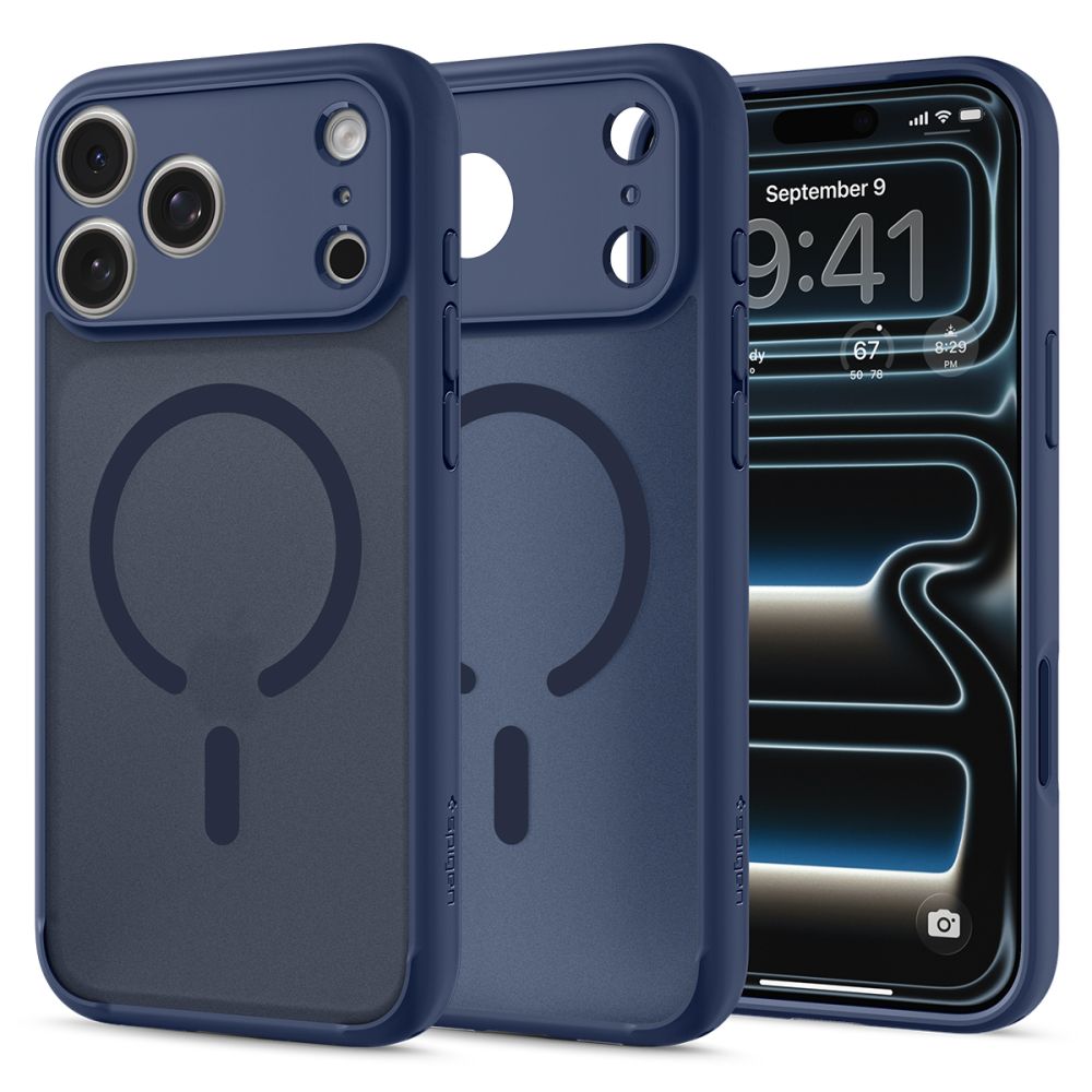 Θήκη Spigen Ultra Hybrid MagFit Frost Deep Blue για iPhone 17 Pro και iPhone 18 Prov