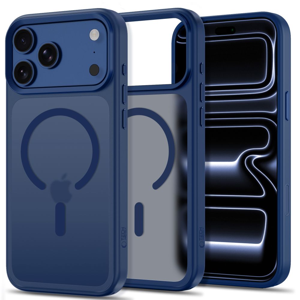 Θήκη Tech Protect MagMat MagSafe CC Deep Blue για iPhone 17 Pro και iPhone 18 Pro