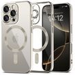 Θήκη Tech Protect MagFlex - Shinny Titanium για iPhone 16 Pro Max - Μπροστινή όψη με γυαλιστερή επιφάνεια.