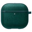 Λεπτομέρειες της Spigen Urban Fit AirPods 4 σε Midnight Green με γάντζο.