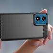 Λεπτή και ανθεκτική θήκη Tech Protect TPU για Motorola Moto E14, G04, G24 και G24 Power σε μαύρο χρώμα