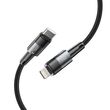 Κοντινή λήψη του Tech Protect καλωδίου USB-C σε Lightning με υποστήριξη PD20W