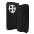 Κομψή μαύρη θήκη βιβλίο Bodycell PU Leather για OnePlus 12 5G