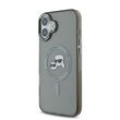 Πλαϊνή όψη θήκης Karl Lagerfeld iPhone 16 με ακριβείς εγκοπές