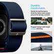 "Πλευρική λήψη της θήκης Spigen Lite Fit Pro που εφαρμόζει τέλεια στο Apple Watch 10.