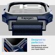 Λεπτομέρειες υλικού TPU της θήκης Spigen Lite Fit Pro Navy Blue για το Apple Watch 10 (46mm).