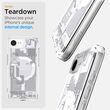 Θήκη Spigen Ultra Hybrid MagFit Zero One White για iPhone 16e - Εμπρόσθια όψη