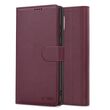 Προστατευτική θήκη Tech-Protect Wallet σε Mulberry για Samsung Galaxy S25 5G