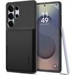 Μαύρη θήκη Spigen Slim Armor CS για Samsung Galaxy S25 Ultra 5G - Εμπρόσθια όψη