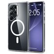 Διάφανη θήκη ESR Classic HaloLock MagSafe τοποθετημένη σε Samsung Galaxy S25 Ultra 5G