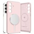 Προβολή της θήκης Tech-Protect Liquid Silicone σε απόχρωση Pink Pearl για το Samsung Galaxy S25 5G
