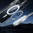 Κοντινή λήψη του μαγνητικού δακτυλίου HaloLock στη διάφανη θήκη ESR Classic