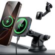 Βάση ESR HaloLock με το iPhone 12 σε φορτιστή ασύρματης φόρτισης