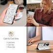 κη πορτοφόλι iPhone 16e Spring Flowers σε λειτουργία stand