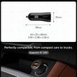 Διαστάσεις και λεπτομέρειες του Spigen Essential EV302, παρουσιάζοντας τον συμπαγή σχεδιασμό του.