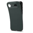 Εφαρμογή θήκης Spigen Abyss Green σε iPhone με λειτουργικά κουμπιά