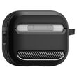 Spigen Rugged Armor AirPods Pro 3 – πίσω πλευρά μαύρη θήκη