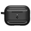 AirPods Pro 3 Spigen Rugged Armor – λεπτομέρεια carbon fiber
