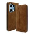 Θήκη Bodycell PU Leather Book Xiaomi Redmi Note 14s Καφέ