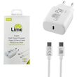 Lime fast charger PD 3.0 30W Type-C white