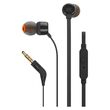 JBL Tune 110E μαύρα in-ear hands free ακουστικά