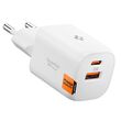 Spigen Essential Charger 35W USB-C USB-A White
