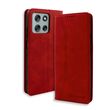 θήκη Motorola G86 5G PU leather κόκκινη book