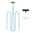 Tech-Protect C7S Rope Crossbody Strap Baby Blue Gold κορδόνι κινητού