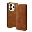 θήκη Xiaomi Redmi Note 14 4G PU leather καφέ