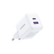 UGREEN X516 30W GaN Fast Charger USB-C USB-A White