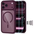 Θήκη Tech Protect MagOne MagSafe CC Dark Cherry Clear για iPhone 17 Pro και iPhone 18 Pro