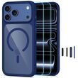 Θήκη Tech Protect MagOne MagSafe CC Deep Blue Clear για iPhone 17 Pro και iPhone 18 Pro