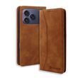 Θήκη Bodycell Book Case PU Leather iPhone 18 Pro Max Brown καφέ τύπου βιβλίου