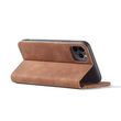 Θήκη Bodycell PU Leather iPhone 18 Pro Max καφέ με αναδιπλούμενη βάση Stand