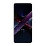 Μπροστινή όψη του Xiaomi Poco X7 Pro 5G με εφαρμοσμένο προστατευτικό τζάμι.