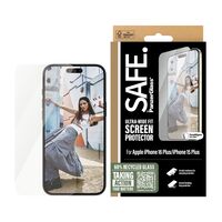 Προστατευτικό γυαλί Safe by PanzerGlass για iPhone 16 Plus / 15 Plus – Πλήρης κάλυψη οθόνης