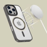 Λεπτομέρεια της premium ματ υφής στη θήκη Tech Protect Magmat - Matte Titanium.