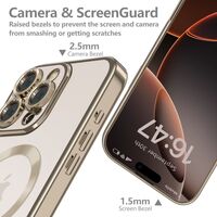 Θήκη iPhone 16 Pro Max Tech Protect MagFlex - Shinny Desert με υποστήριξη MagSafe για εύκολη ασύρματη φόρτιση.