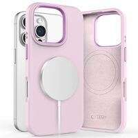 Θήκη Tech Protect iPhone 16 Pro Max Silicone Pure Magsafe - Pink Pearl