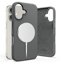 Θήκη Tech Protect iPhone 16 Silicone Pure Magsafe - Glay