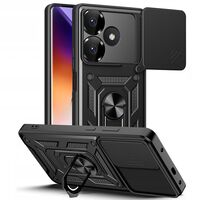 Tech-Protect Camshield Pro Θήκη Μαύρη για Motorola Moto G55 5G – Εμπρόσθια όψη με ματ φινίρισμα