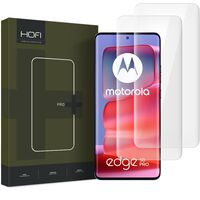 Motorola Edge 50 Fusion 5G με τοποθετημένο Hofi UV Glass Pro+ σε καθημερινή χρήση