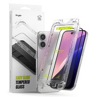 Ringke Tempered Glass Easy Slide για iPhone 15 / 16 με εφαρμογή χωρίς φυσαλίδες