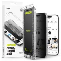 Ringke Tempered Glass Privacy Easy Slide 2-Pack για iPhone 16 Pro Max, με ενεργοποιημένο Privacy Filter