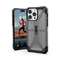 Θήκη iPhone 15 Pro Max UAG Plasma - Πίσω Όψη με Γκρι Τόνους (Ash)