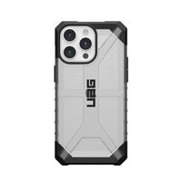 Θήκη UAG Plasma τοποθετημένη σε iPhone 15 Pro Max - Λεπτομέρεια Διαφάνειας